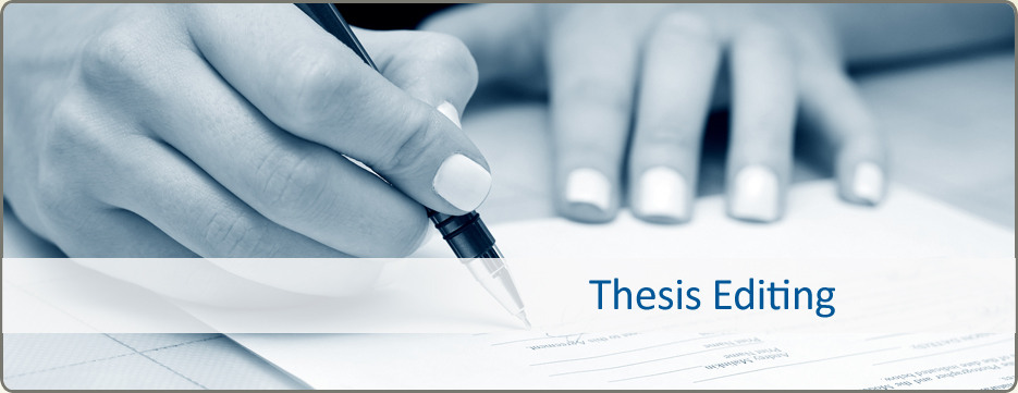 Thesis Editing Services